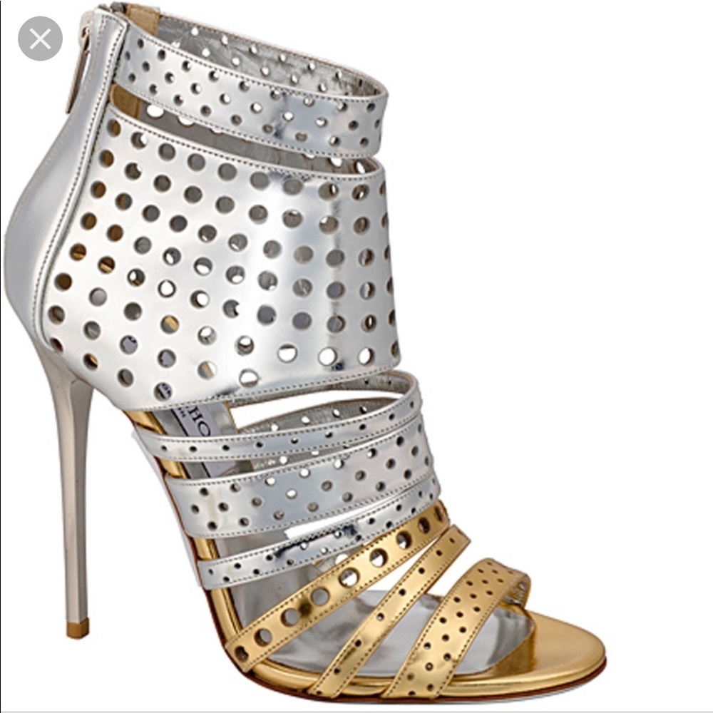 Jimmy Choo Malika Metallic Pumps